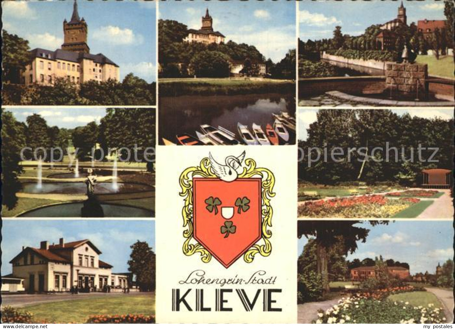 72310170 Kleve Schloss Brunnen Park  Kleve - Kleve