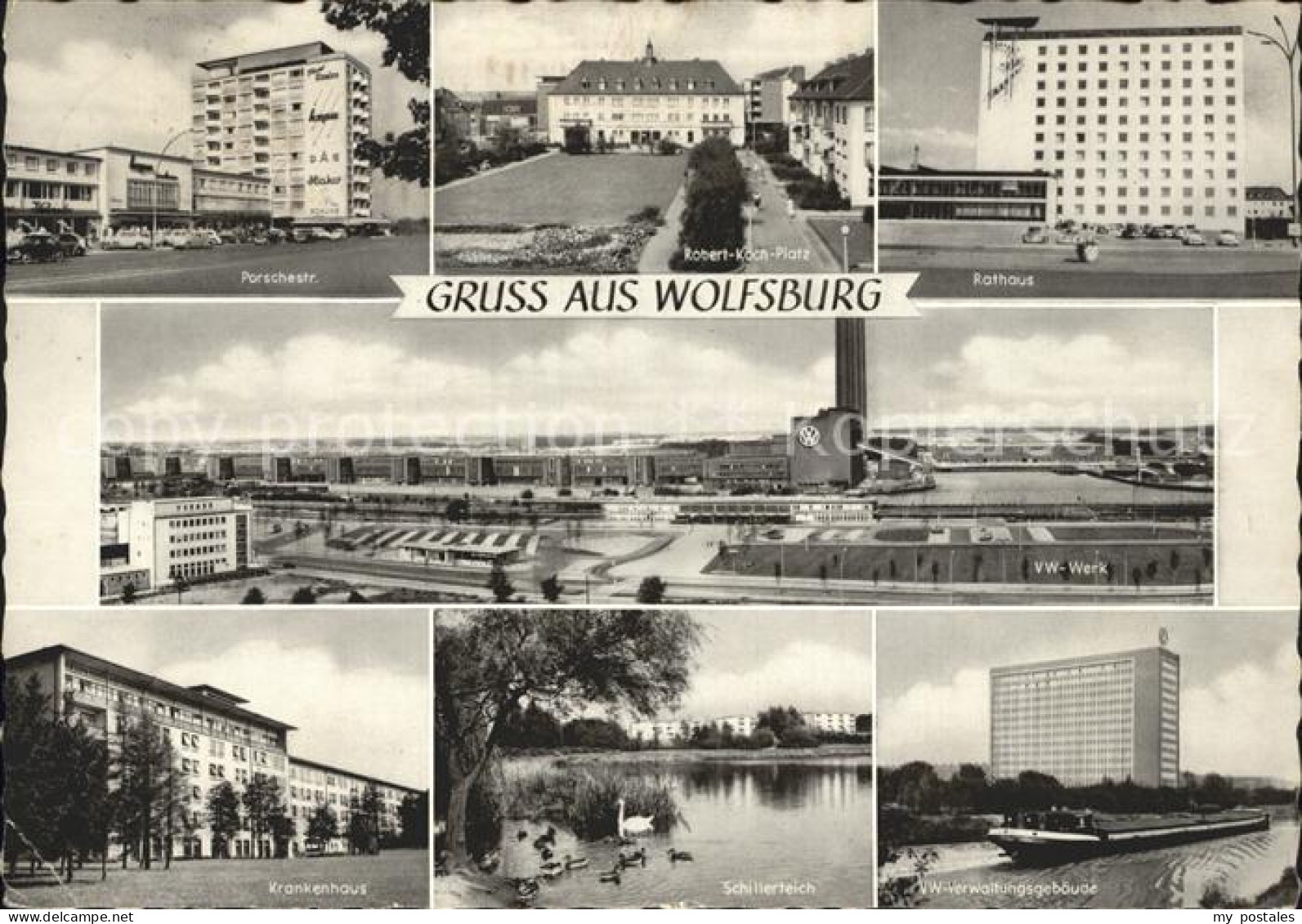 72309524 Wolfsburg Porschestrasse Krankenhaus VW- Werk Wolfsburg - Wolfsburg
