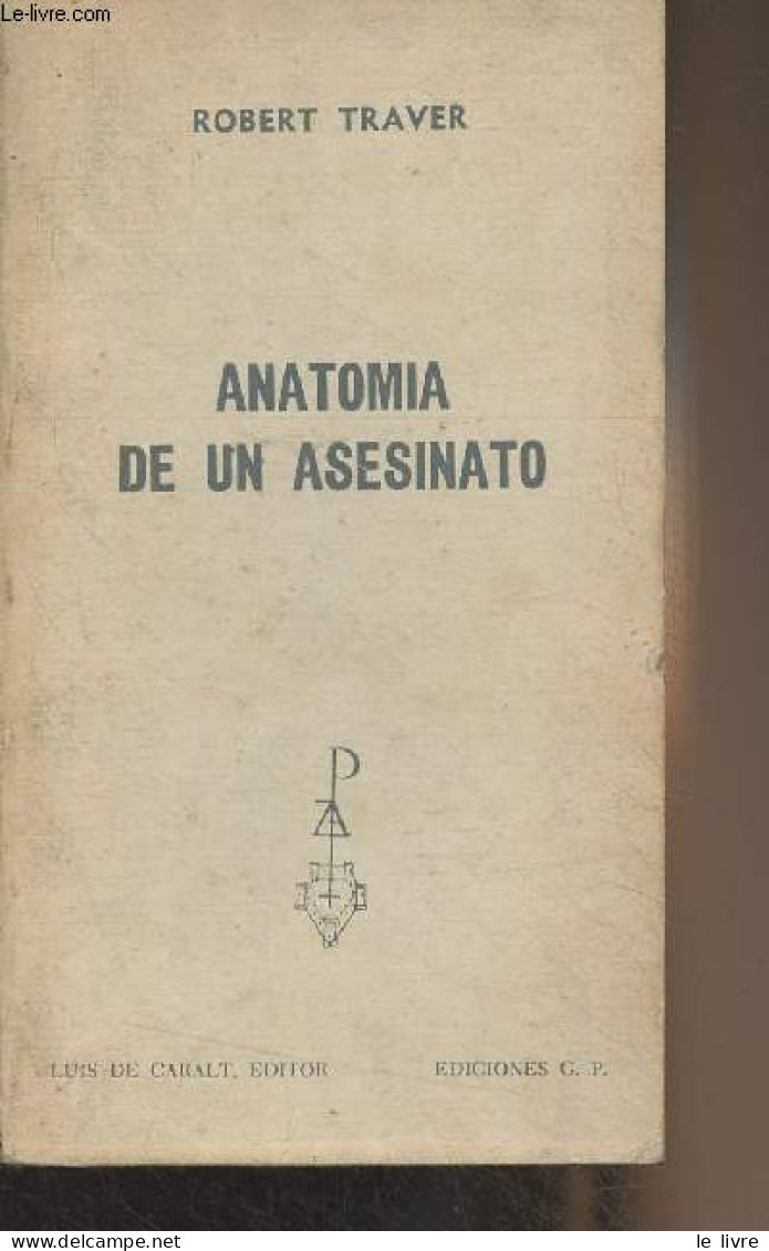 Anatomia De Un Asesinato - Traver Robert - 1963 - Cultural