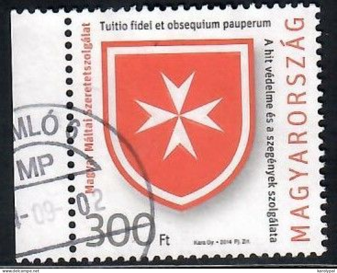 Hungary, 2014, Used, 25 Years Of Hungarian Maltese Charity Service, Mi. Nr.5670 - Used Stamps