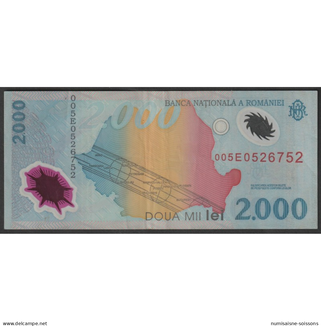 ROUMANIE - PICK 111 A - 2000 LEI 1999 - SUP - Romania