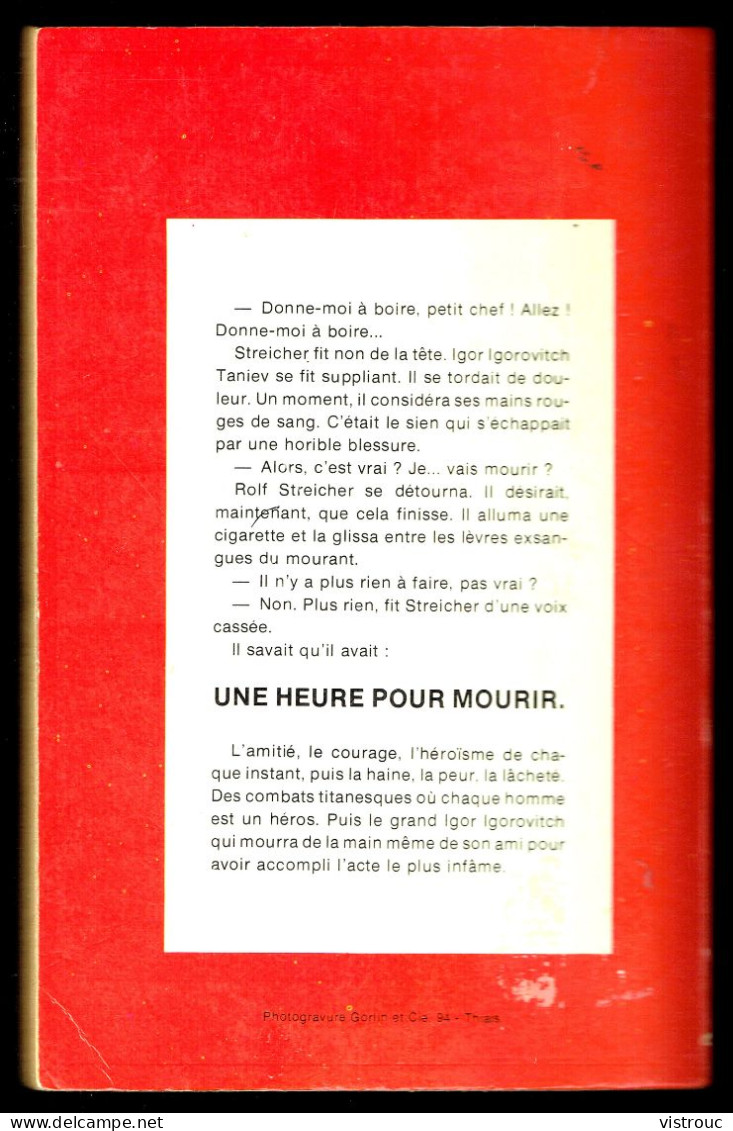 "UNE HEURE POUR MOURIR",  De R.V. KARANOFF -  Coll. GERFAUT Guerre N° 238. - Action