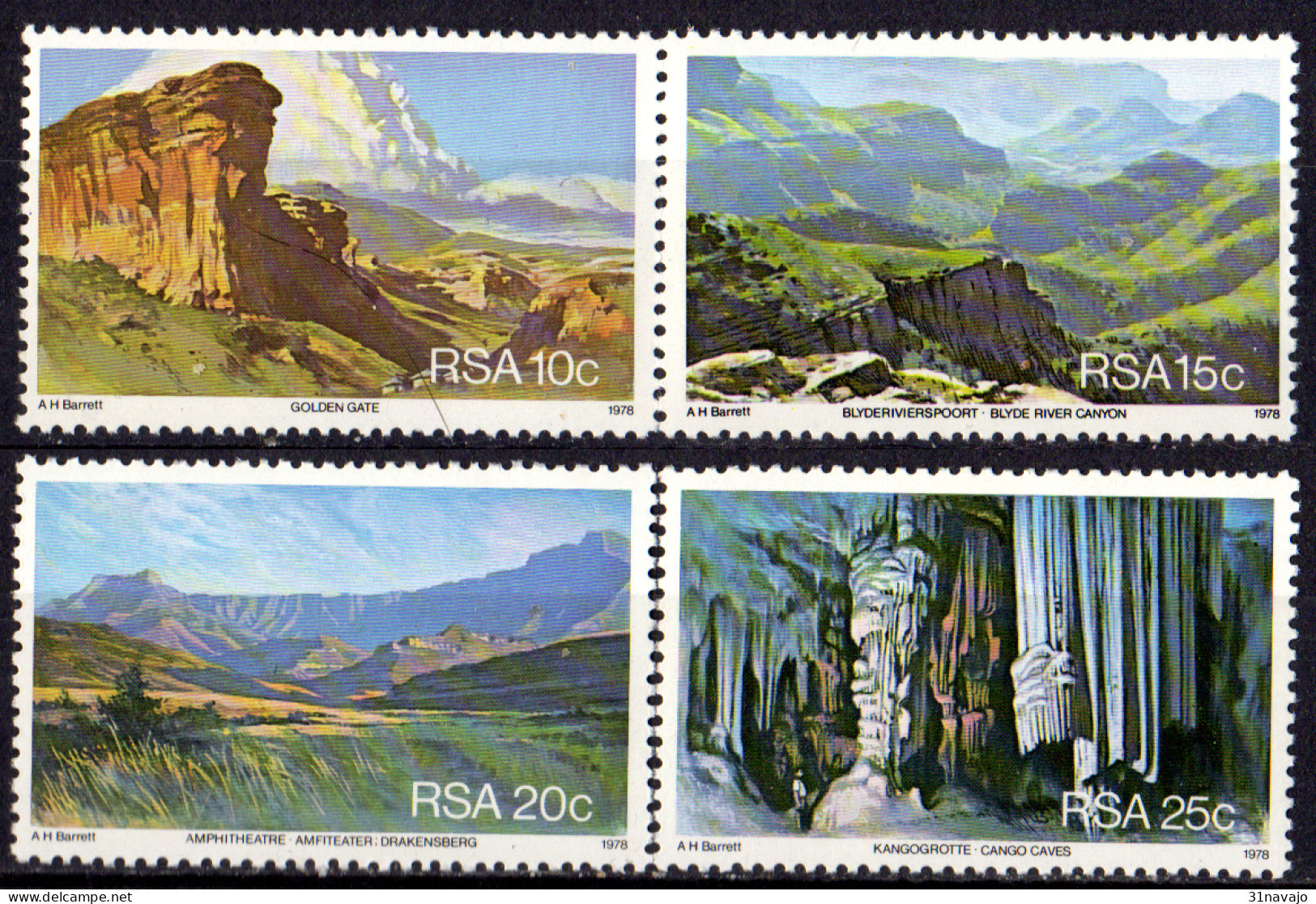 AFRIQUE DU SUD - Paysages - Unused Stamps