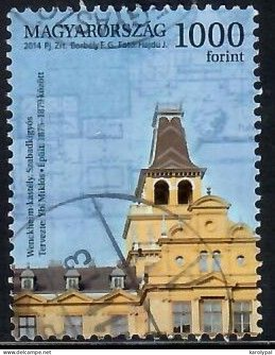 Hungary, 2014, Used, Miklós Ybl Was Born 200 Years Ago Mi. Nr.5704 - Oblitérés