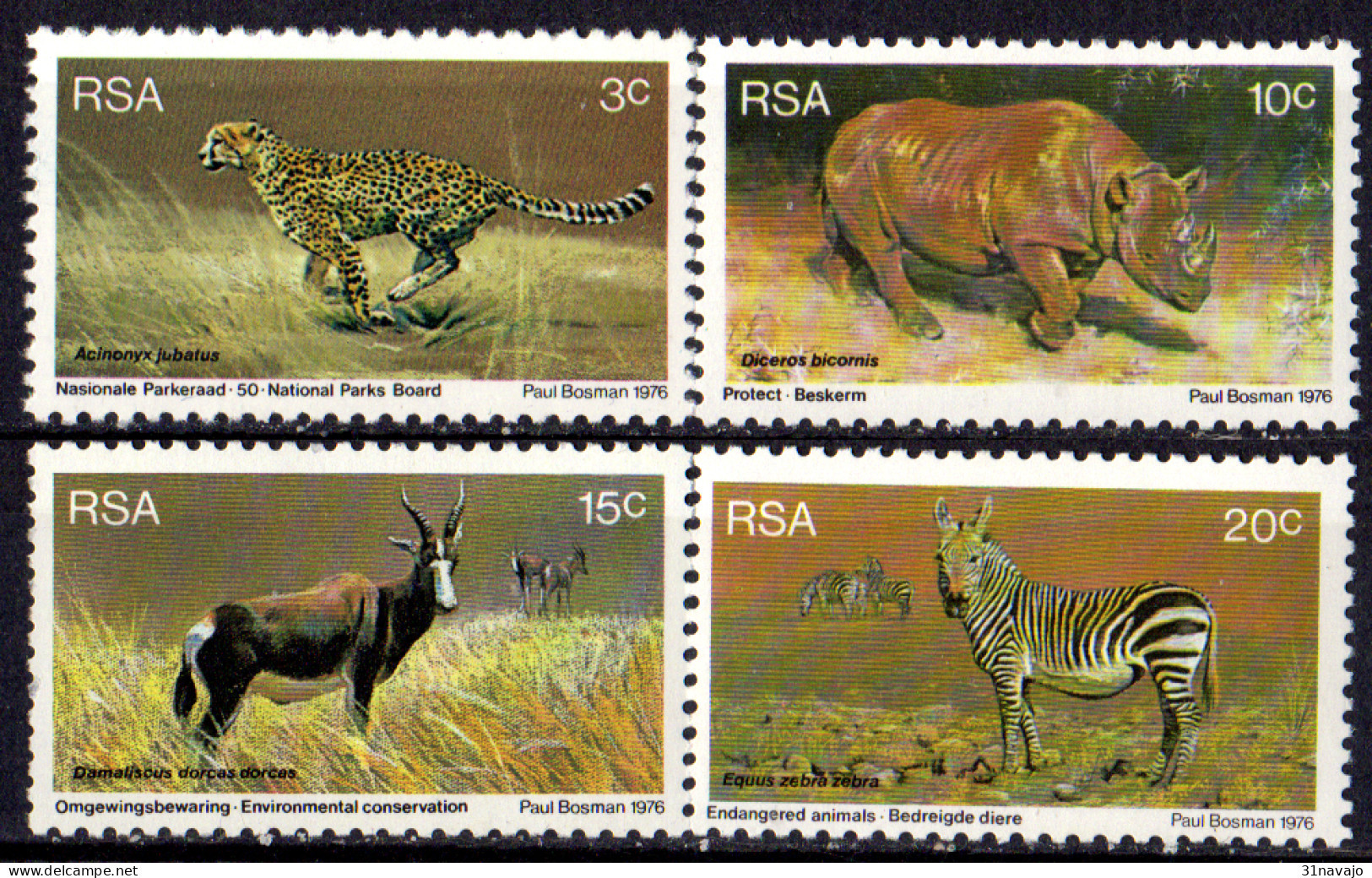 AFRIQUE DU SUD - Protection De La Nature - Unused Stamps
