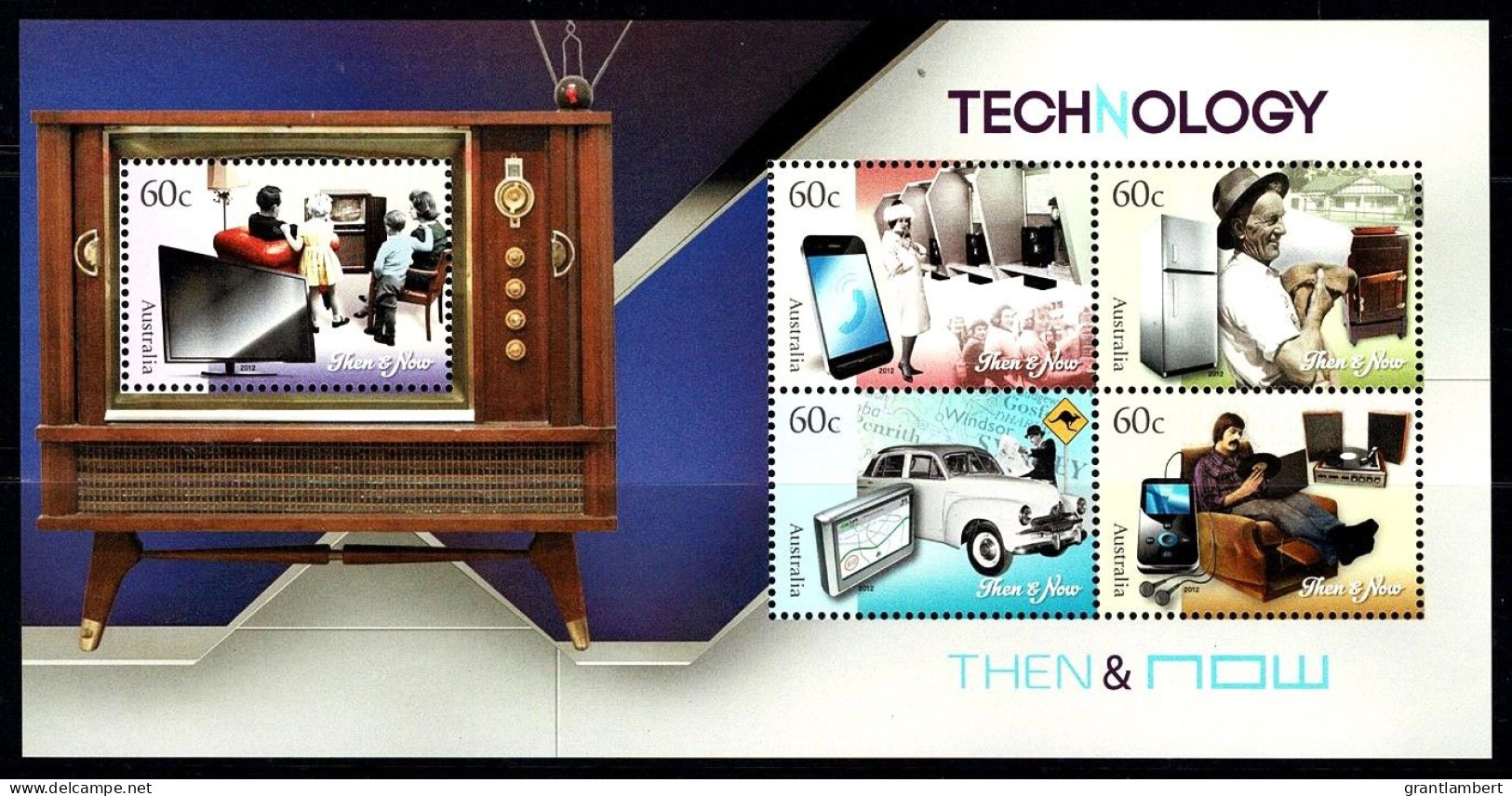 Australia 2012 Technology Then & Now  Minisheet MNH - Ungebraucht