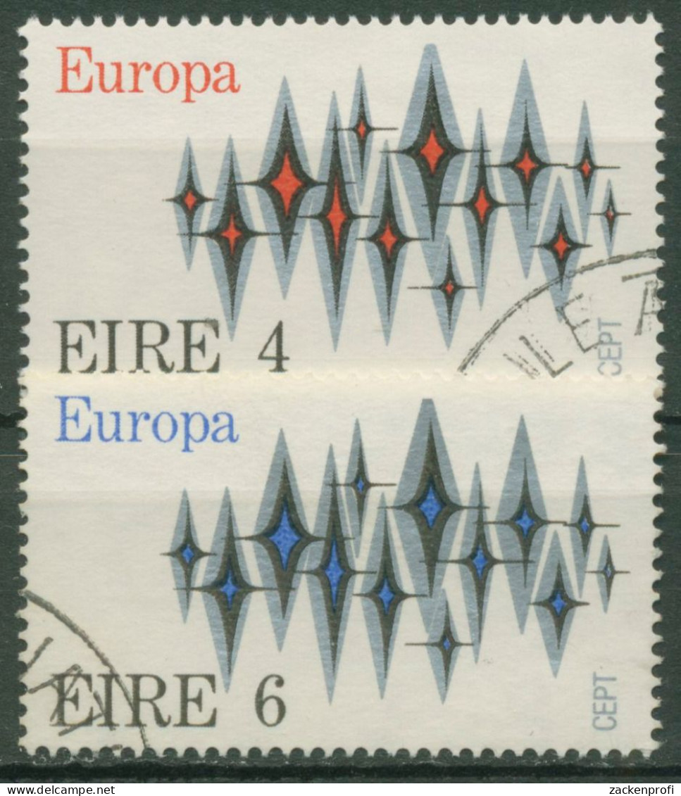 Irland 1972 Europa CEPT Sterne 276/77 Gestempelt - Usados