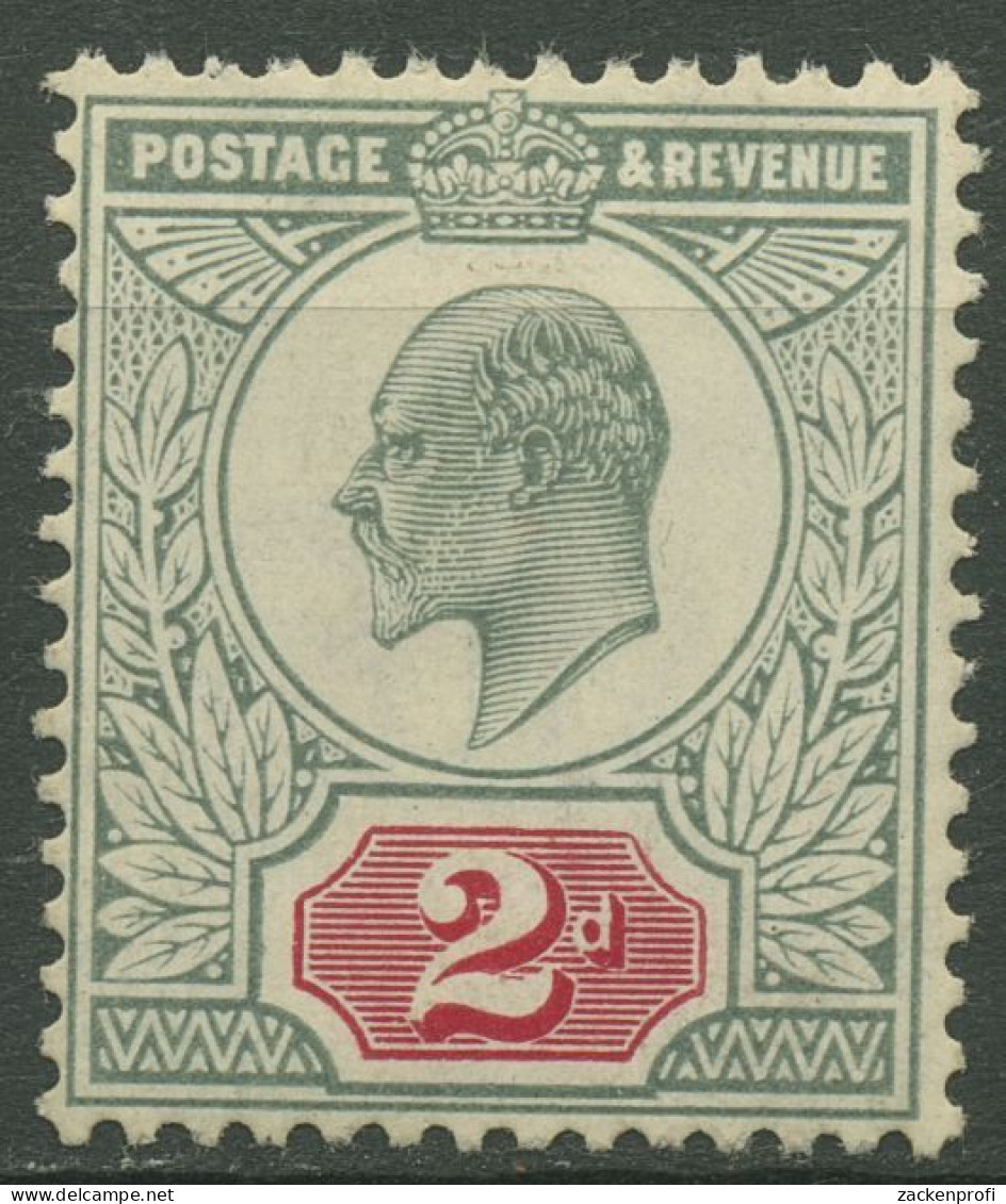 Großbritannien 1902 Köng Edward VII. 2 Pence, 106 Mit Falz - Ungebraucht
