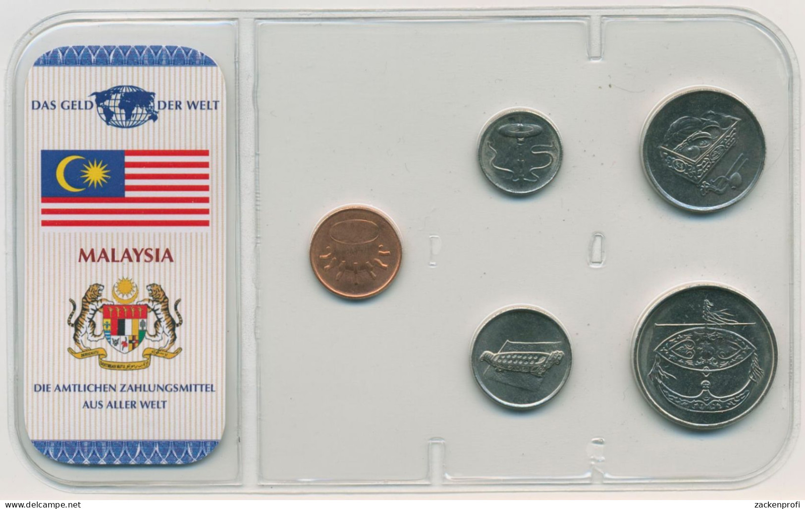 Malaysia 2005 Kursmünzen 1 - 50 Sen Im Blister, St (m4036) - Maleisië