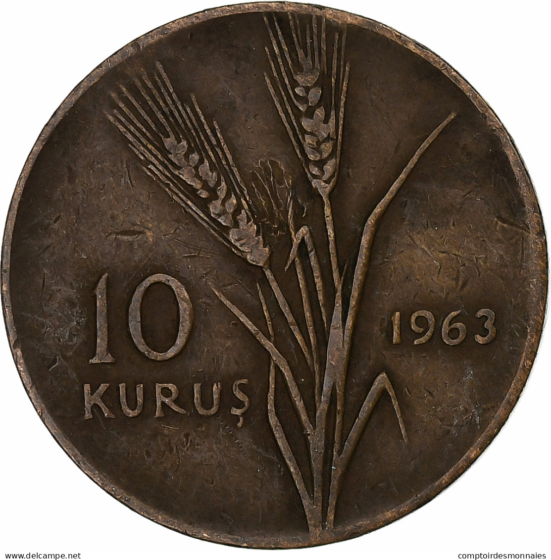 Turquie, 10 Kurus, 1963 - Turkey