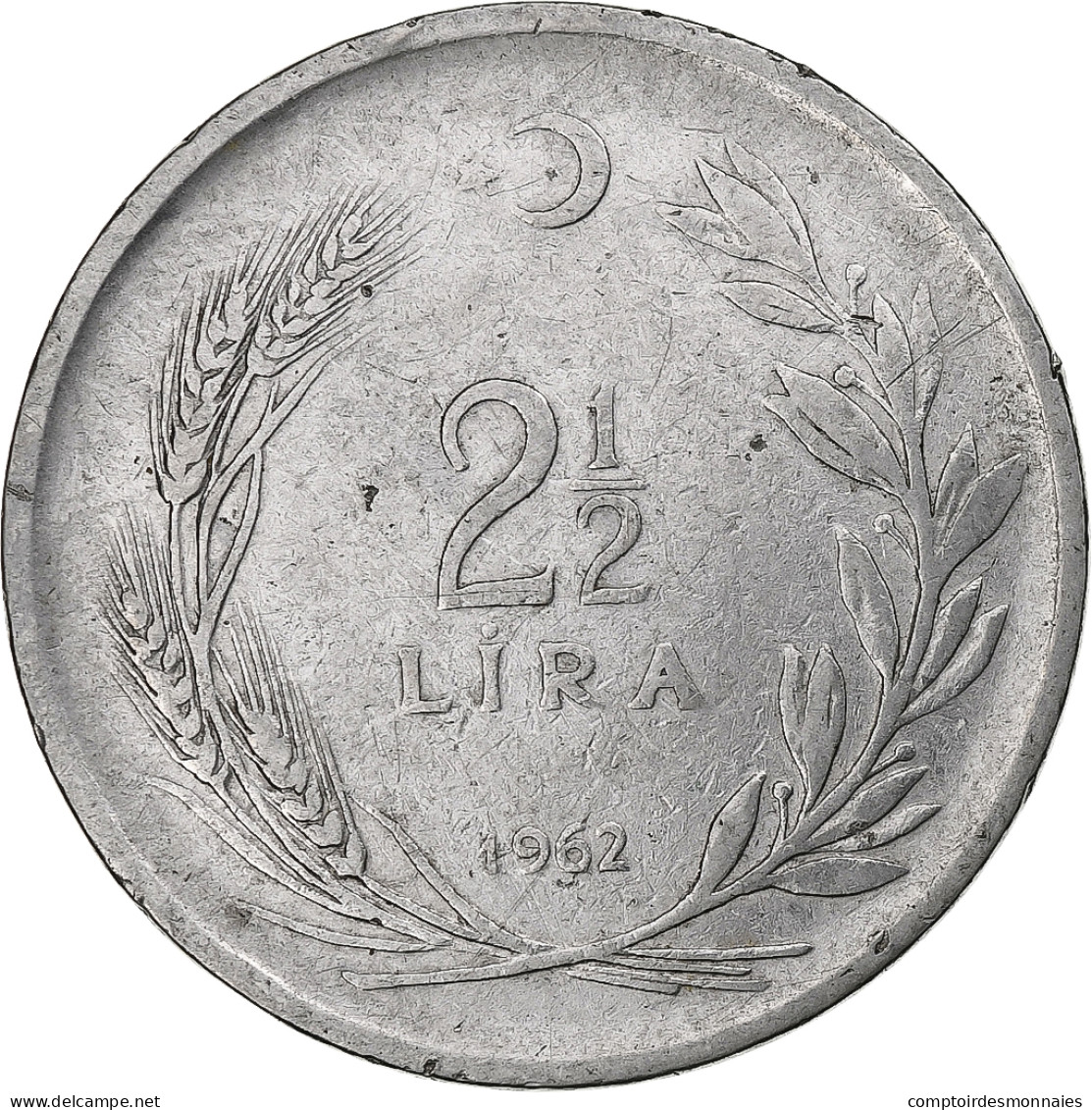 Turquie, 2-1/2 Lira, 1962 - Turquie