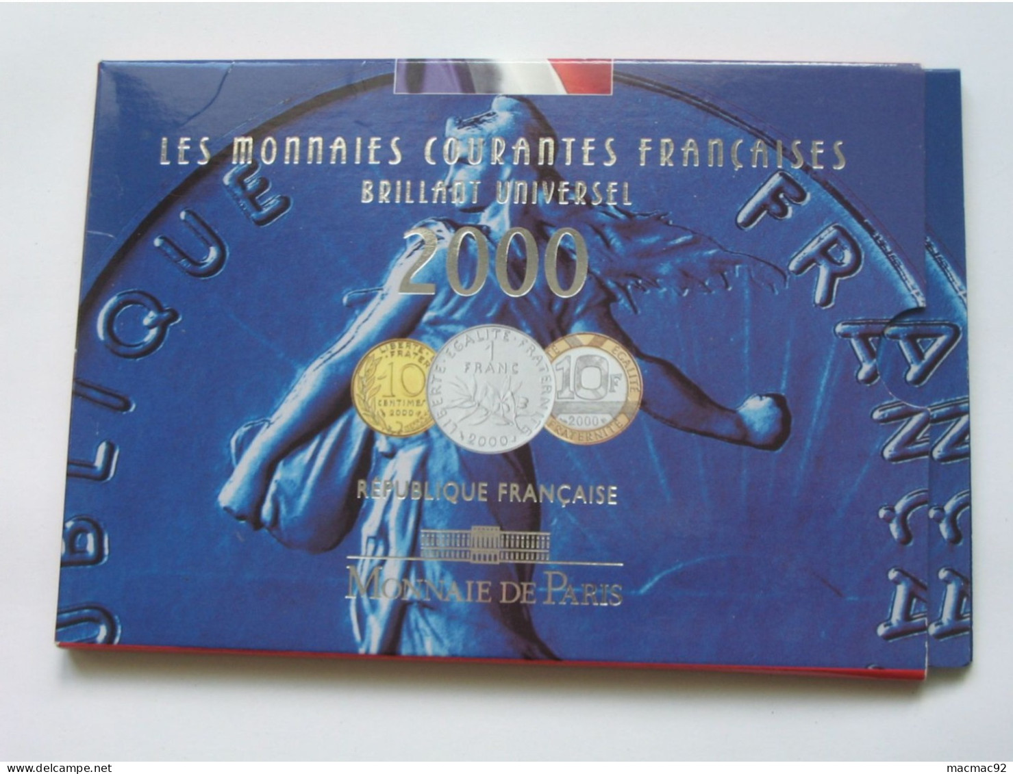 Coffret Serie FLEURS DE COINS 2000  **** EN ACHAT IMMEDIAT   **** - BU, BE & Estuches