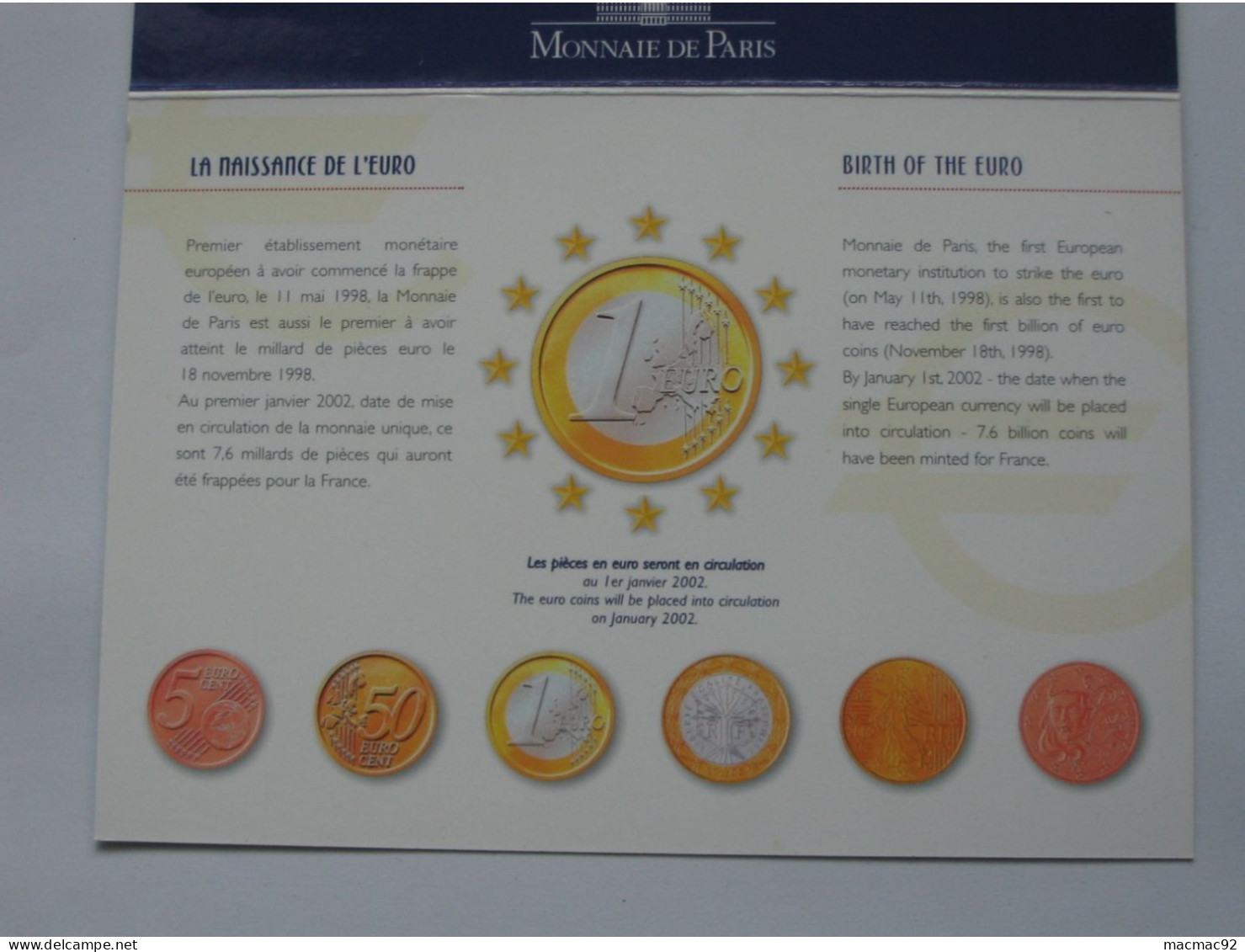 Coffret serie FLEURS DE COINS 2000  **** EN ACHAT IMMEDIAT   ****