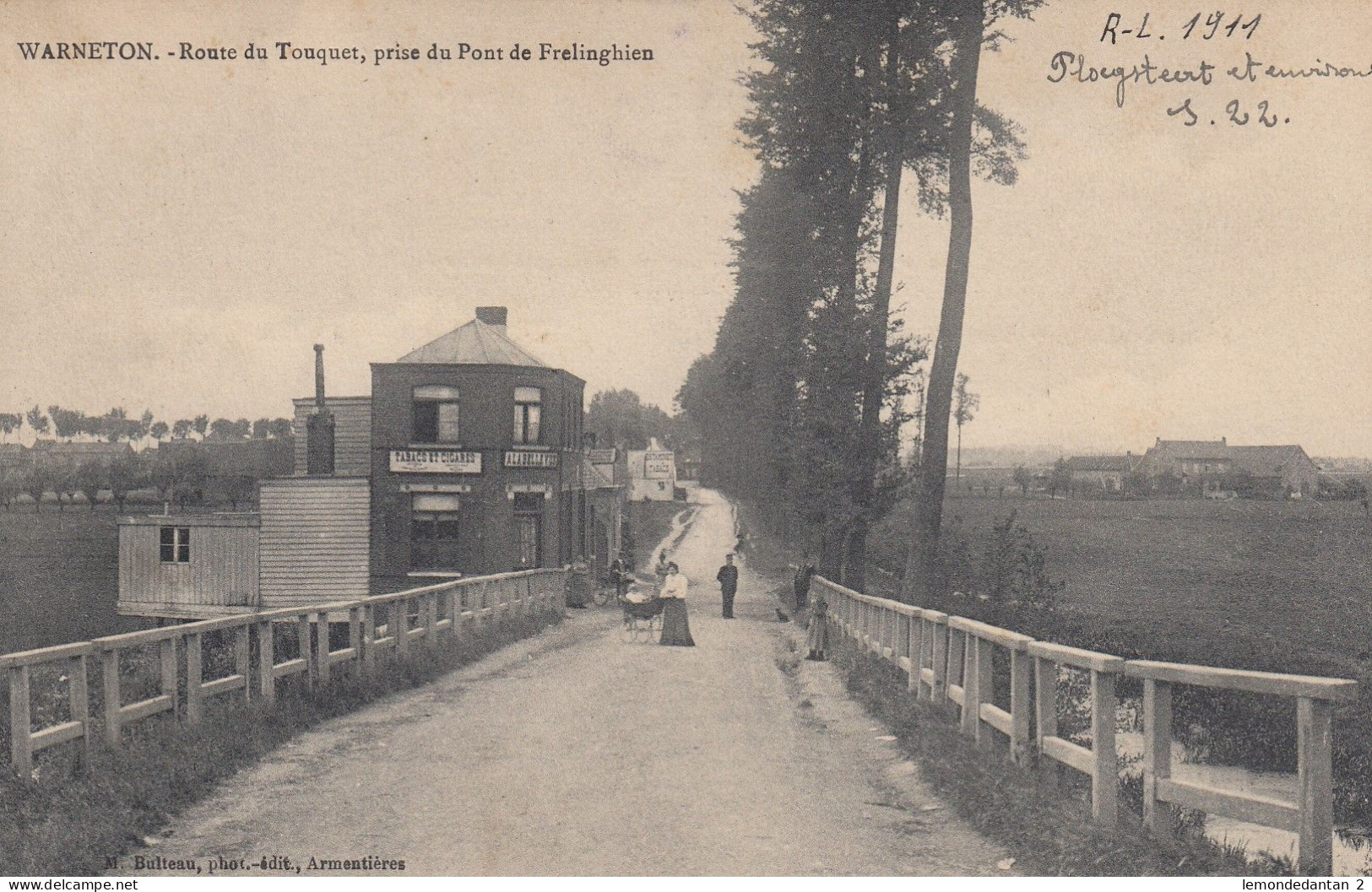 Warneton - Route Du Touquet, Prise Du Pont De Frelinghien - Komen-Waasten