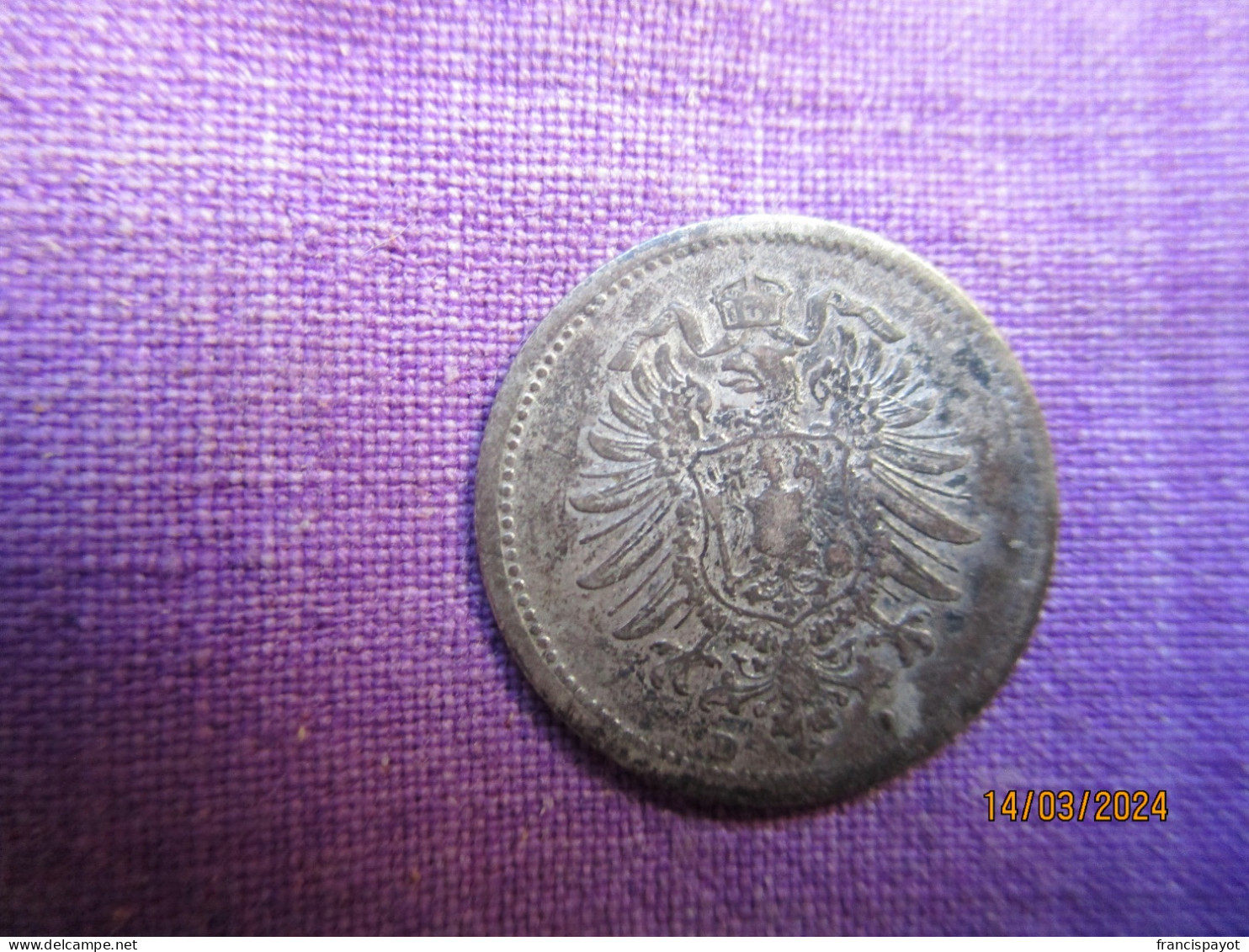 Germany: 20 Pfennig 1874 D - Hongrie