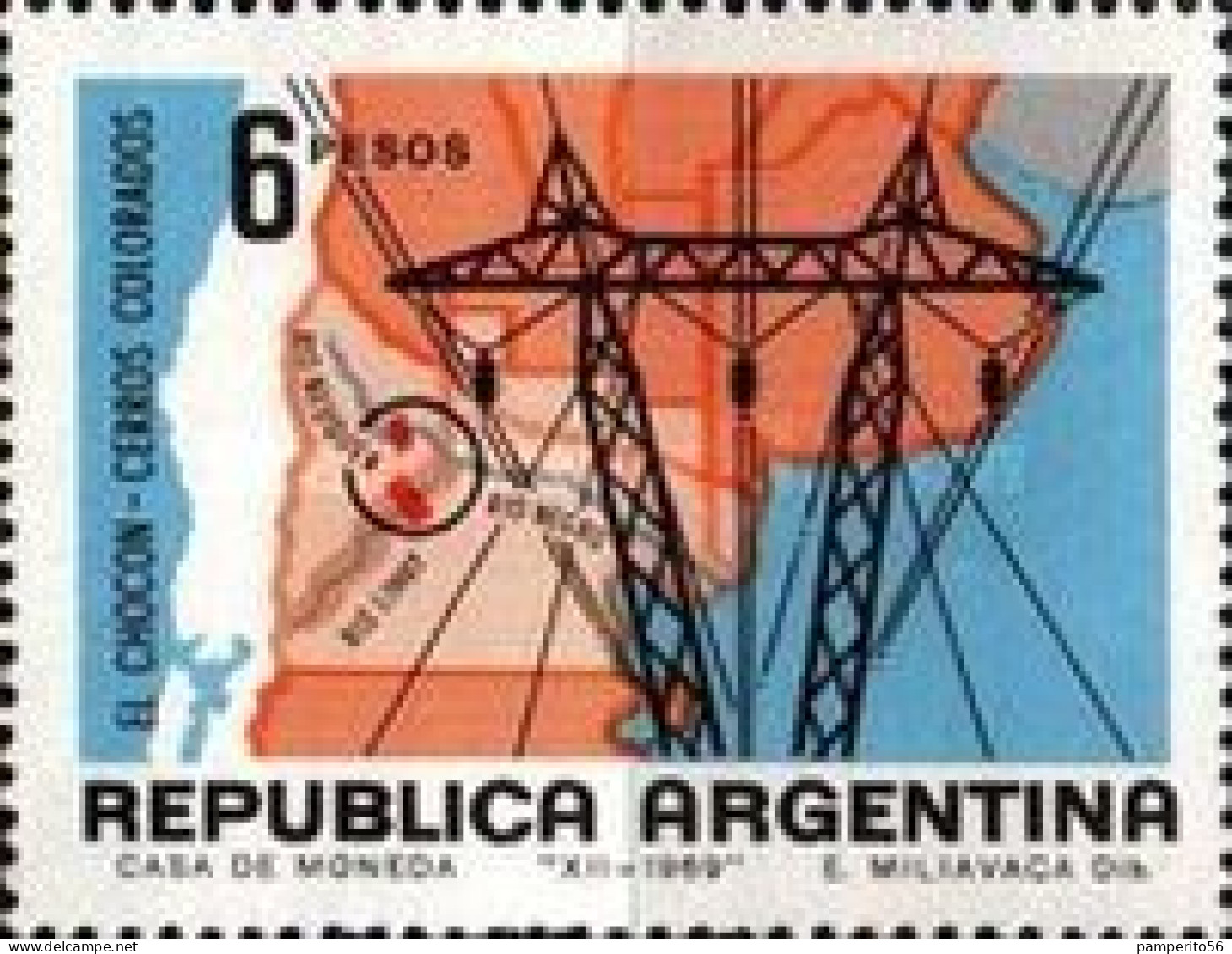 ARGENTINA - AÑO 1969 - Proyectos Para El Desarrollo De Infraestructuras. El Chocon - Cerros Colorados - Usado - Gebraucht