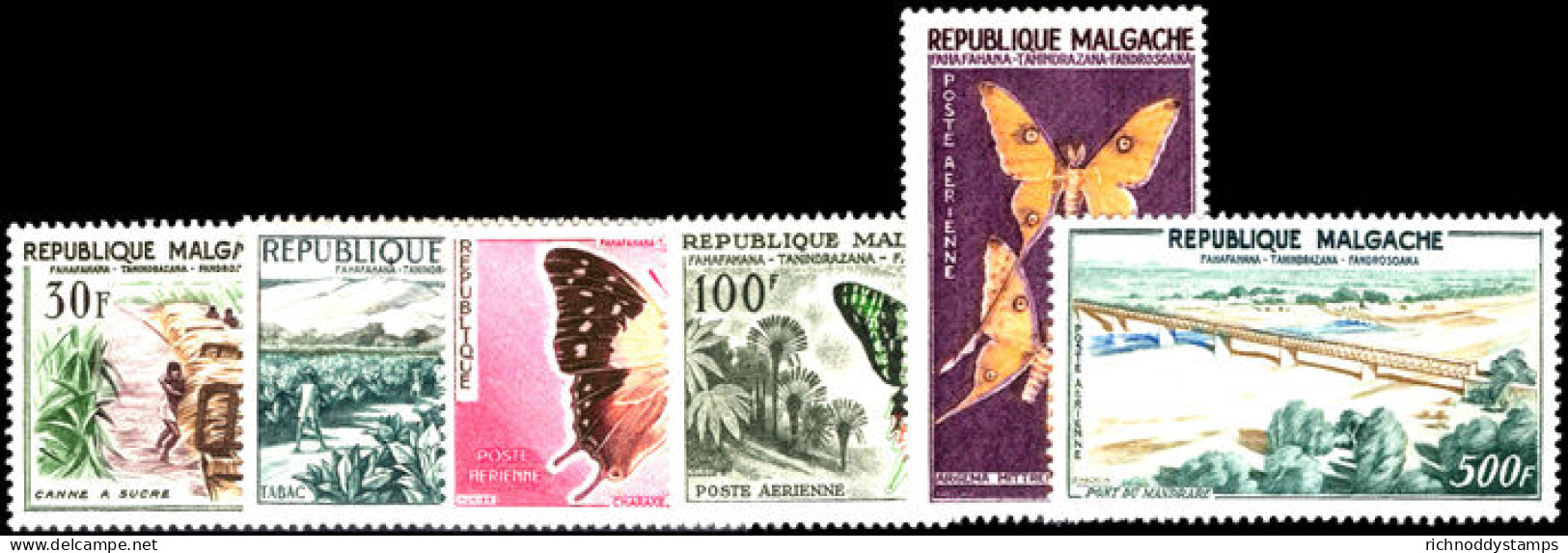 Madagascar 1960 Air Set Unmounted Mint. - Unused Stamps