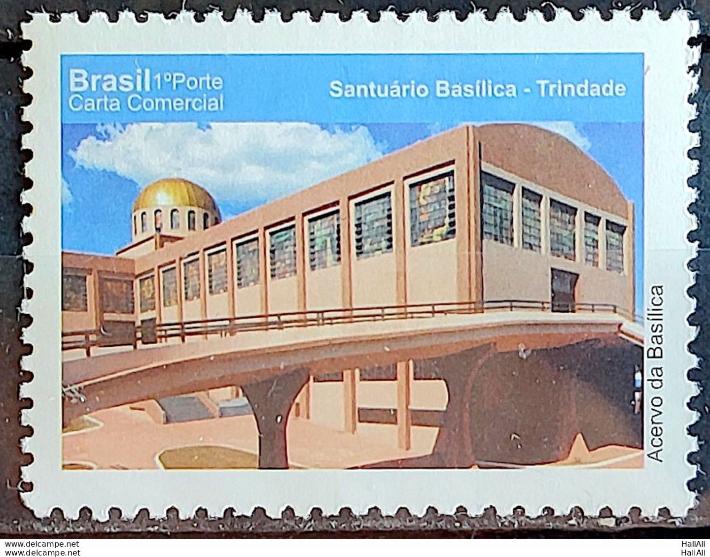 C 3075 Brazil Depersonalized Stamp Tourism Beauties Of Goias 2010 Trindade Church Religion - Personalisiert