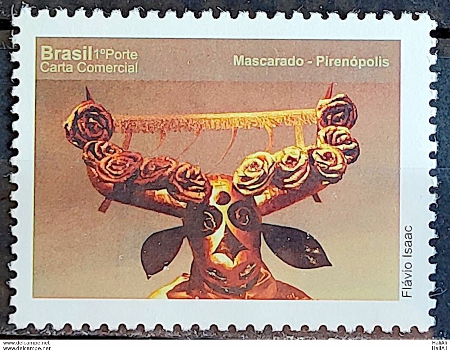 C 3071 Brazil Depersonalized Stamp Tourism Beauties Of Goias 2010 Pirenopolis Art Mask - Personalized Stamps