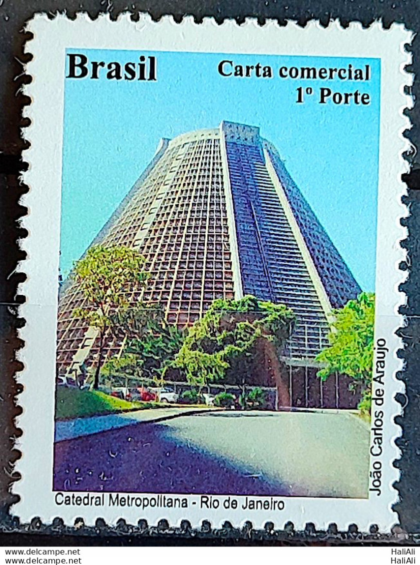 C 3049 Brazil Depersonalized Stamp Tourism Wonders Of Rio De Janeiro Tourism 2010 Church Religion - Personalisiert