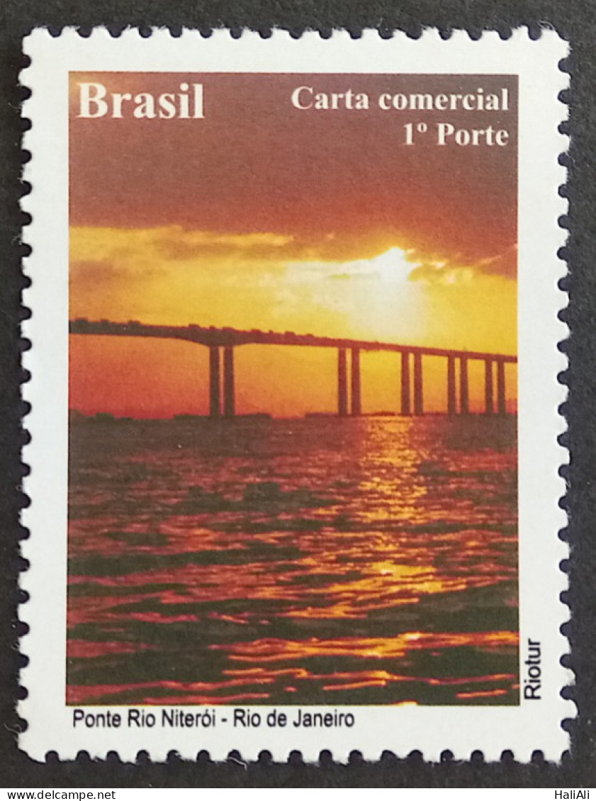 C 3045 Brazil Depersonalized Stamp Tourism Wonders Of Rio De Janeiro Tourism 2010 Rio Niteroi Bridge Architecture - Personalisiert