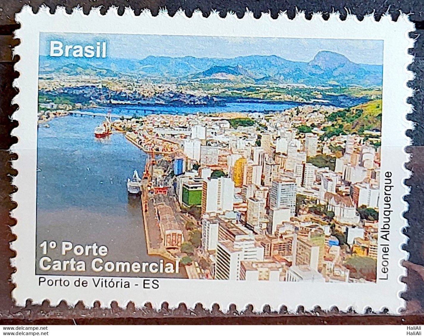 C 3025 Brazil Depersonalized Stamp Tourism Espirito Santo 2010 Porto De Vitoria Navio - Personnalisés