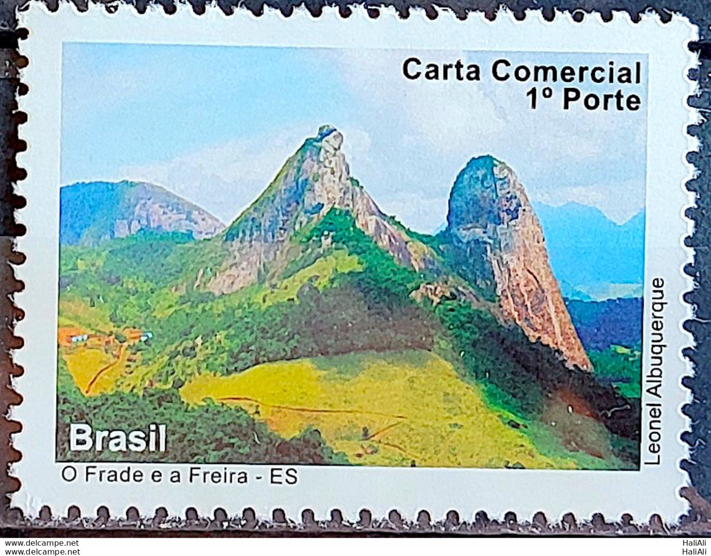 C 3015 Brazil Depersonalized Stamp Tourism Espirito Santo 2010 The Friar And The Nun - Personalized Stamps