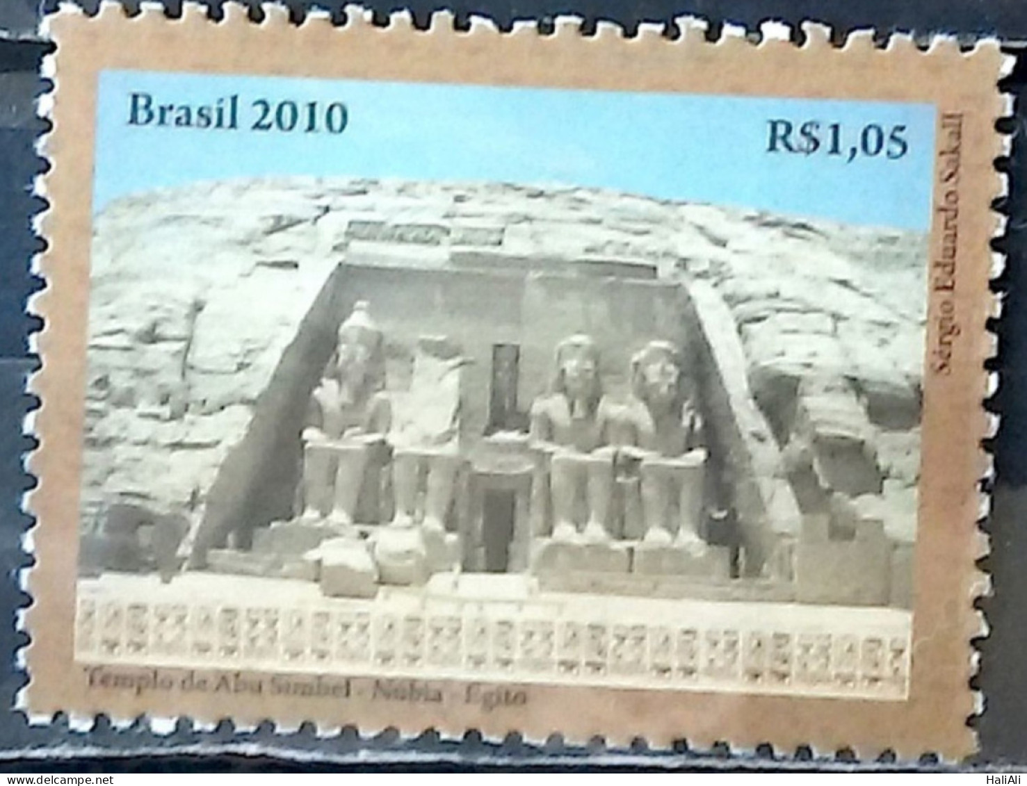 C 3001 Brazil Stamp Diplomatic Relations Egypt Temple Abu Simbel Nubia 2010 - Neufs