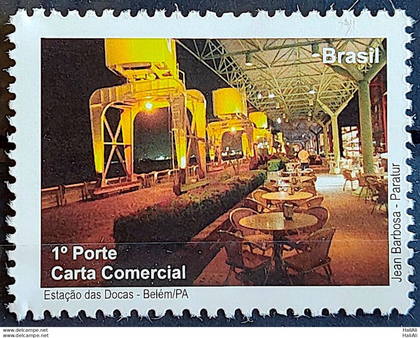 C 2989 Brazil Depersonalized Stamp Tourism Para Belem 2010 Estacao Das Docas Train Belem - Personalized Stamps