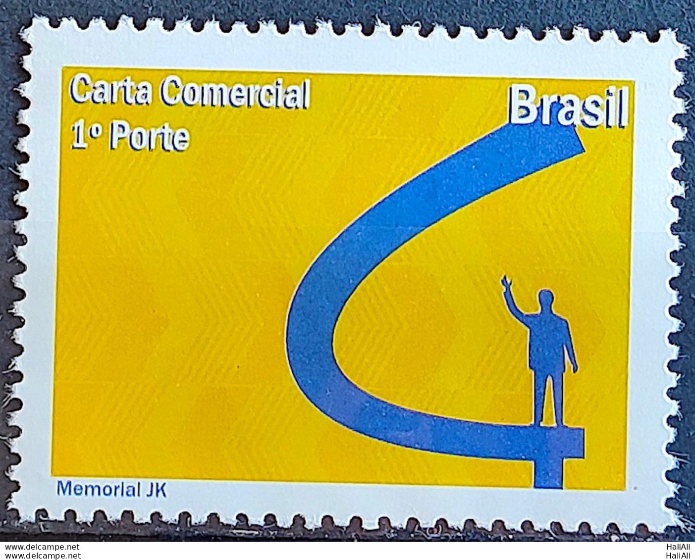 C 2962 Brazil Depersonalized Stamp Brasilia Dream And Reality Tourism 2010 Memorial JK Architecture - Personalized Stamps