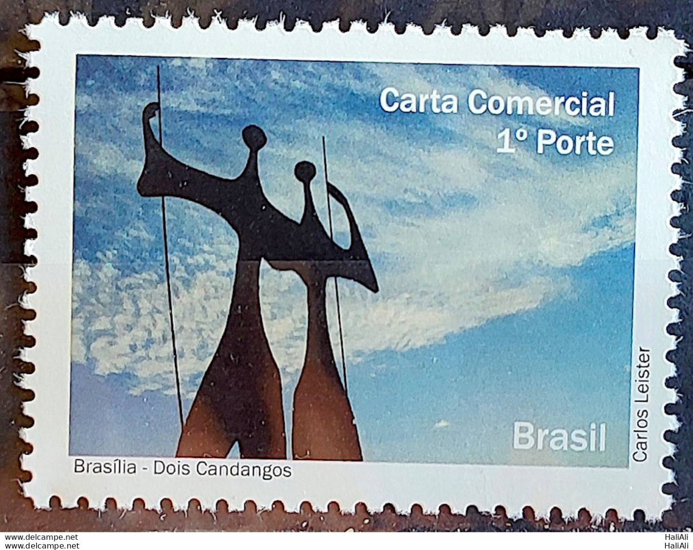 C 2947 Brazil Depersonalized Stamp Tourism Brasilia 2010 Dois Candangos - Personnalisés
