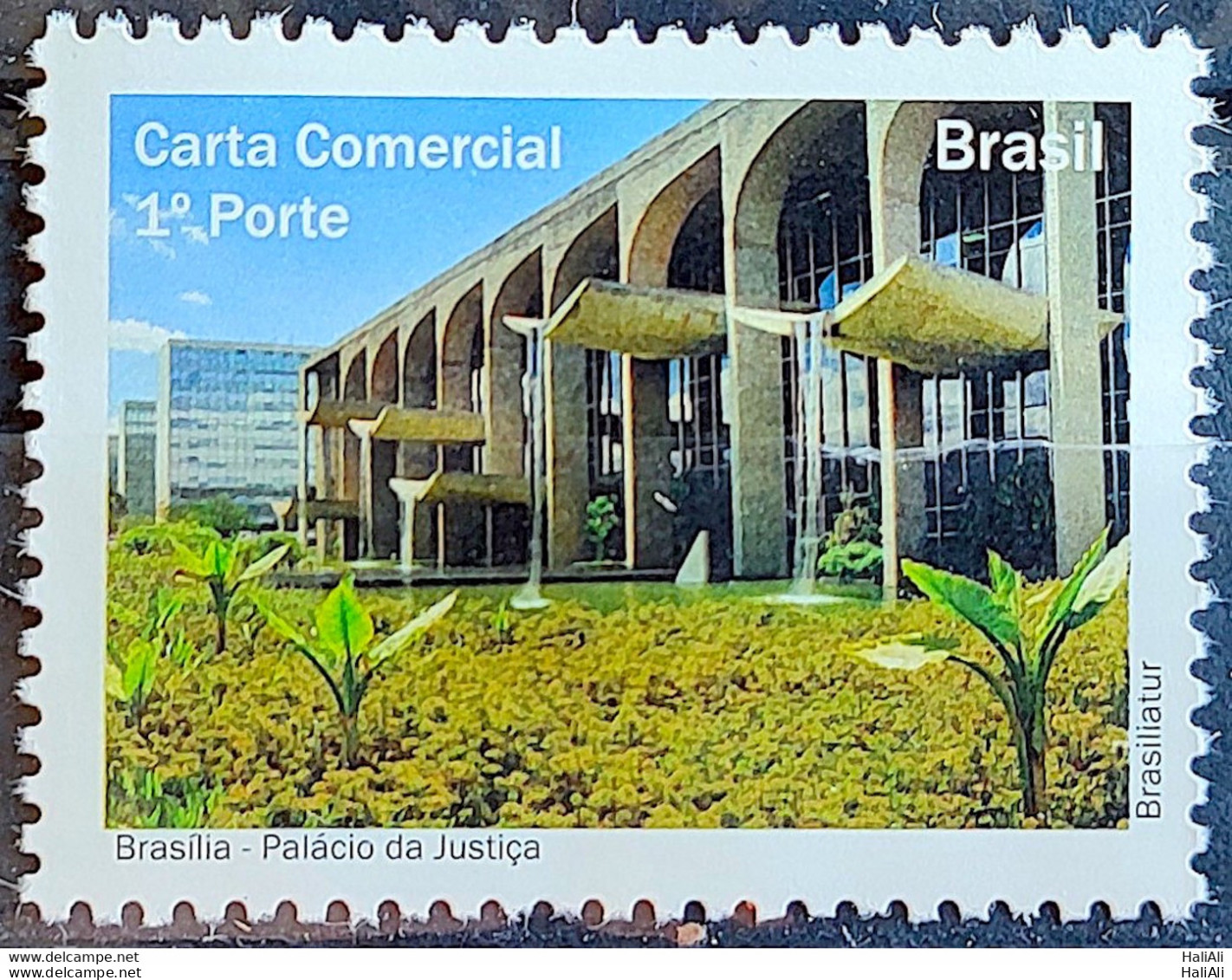 C 2941 Brazil Depersonalized Stamp Tourism Brasilia 2010 Palace Of Justice Law Architecture - Personalisiert