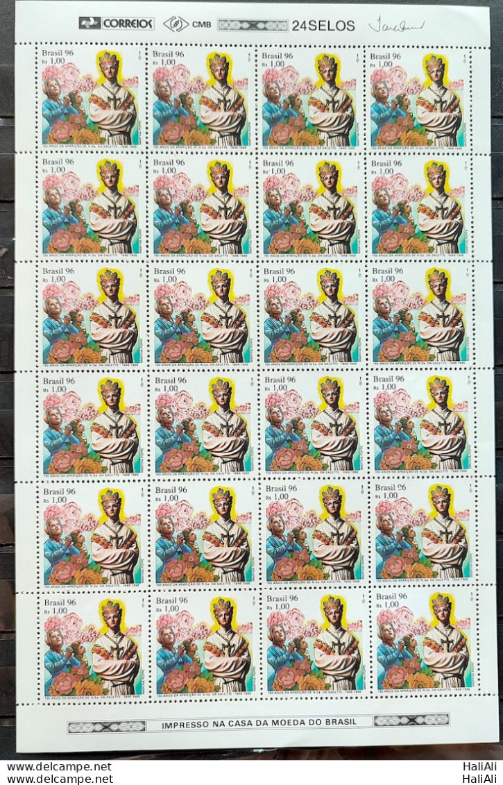 C 2010 Brazil Stamp Our Lady Of Salette Religion 1996 Sheet - Unused Stamps