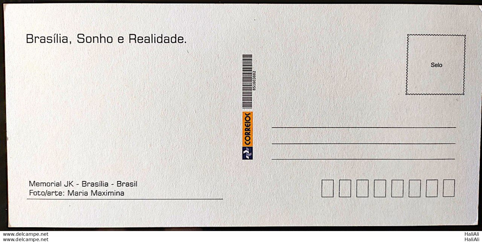 Brazil Maximum Card Brasilia Memorial JK Museum 2010 Postcard CBC DF - Cartoline Maximum