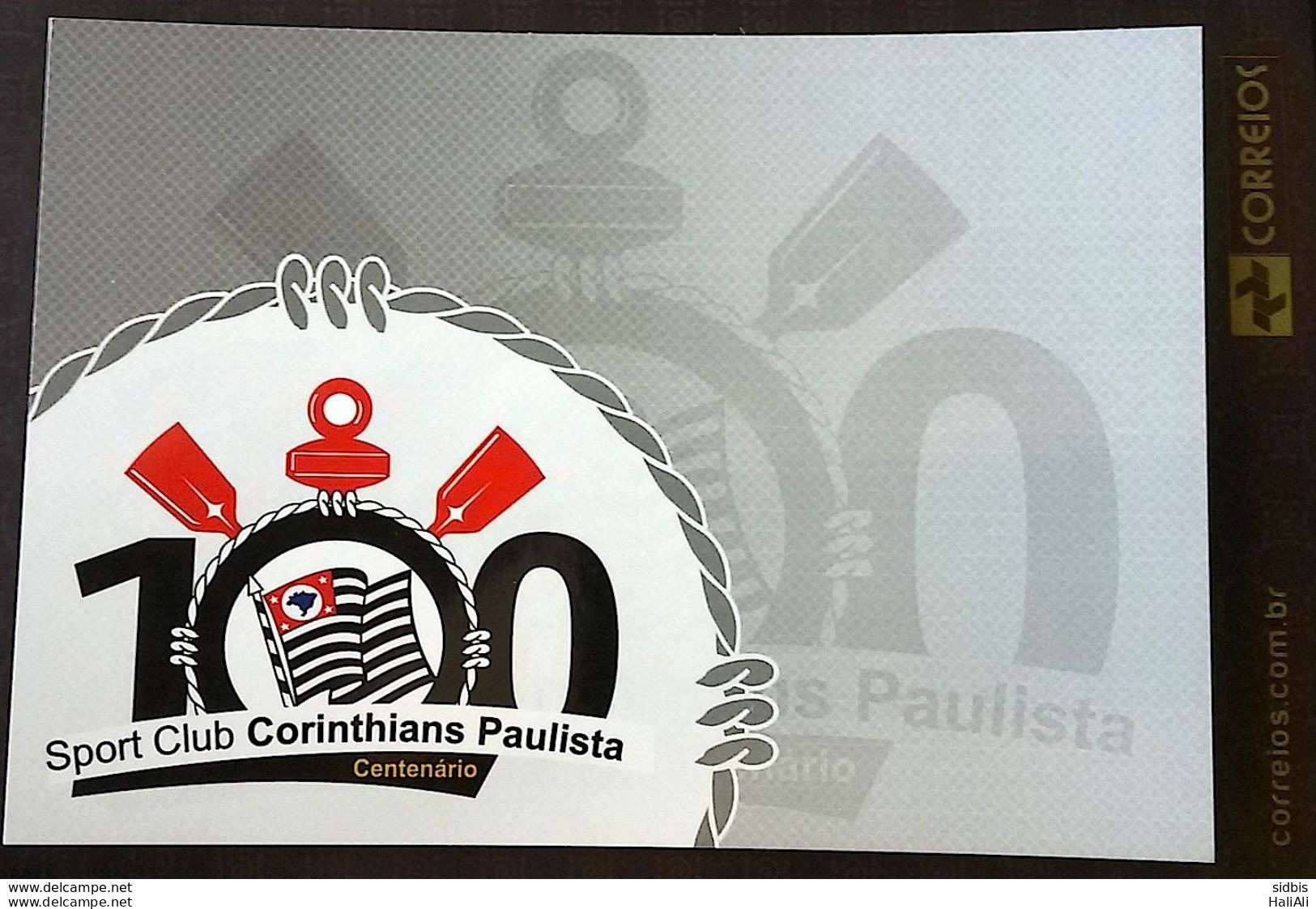 Brazil Postcard Corinthians Football 2010 Insignia - Maximumkarten