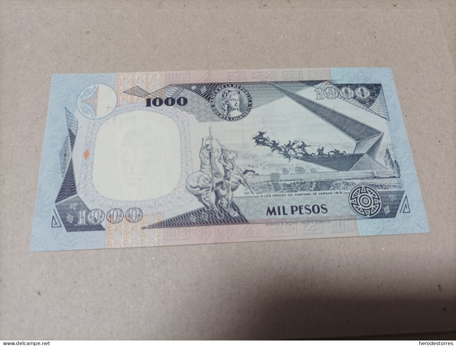 Billete Colombia 1000 Pesos Oro, Año 1995, UNC - Colombia