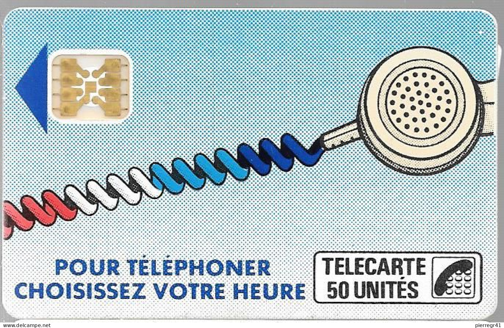 CARTE-PUB-Ko22.442.1-50U-SC4Ob-S/E-R°V° Sérigr -Puce7-CORDON BLEU Tramé-Cour Evidée-V° Biais-8152 - Telefonschnur (Cordon)