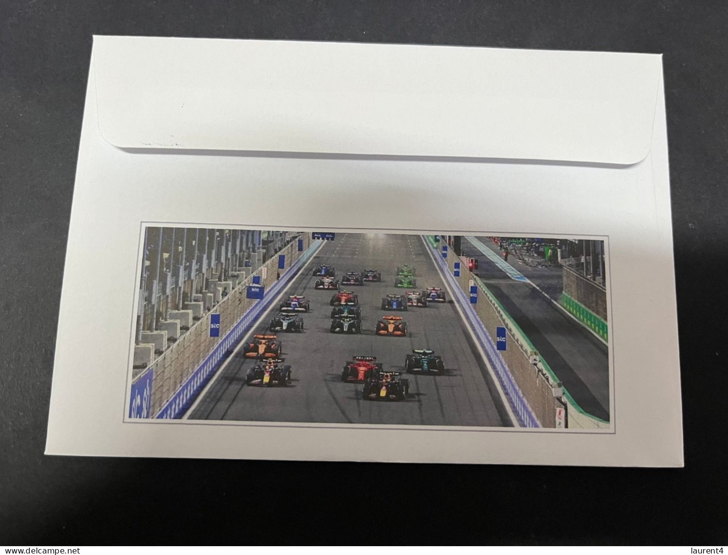 15-3-2024 (3 Y 7) Formula One - 2024 Saudi Arabia Grand Prix - Winner Max Verstappen (10 March 2024) OZ  Stamp - Cars