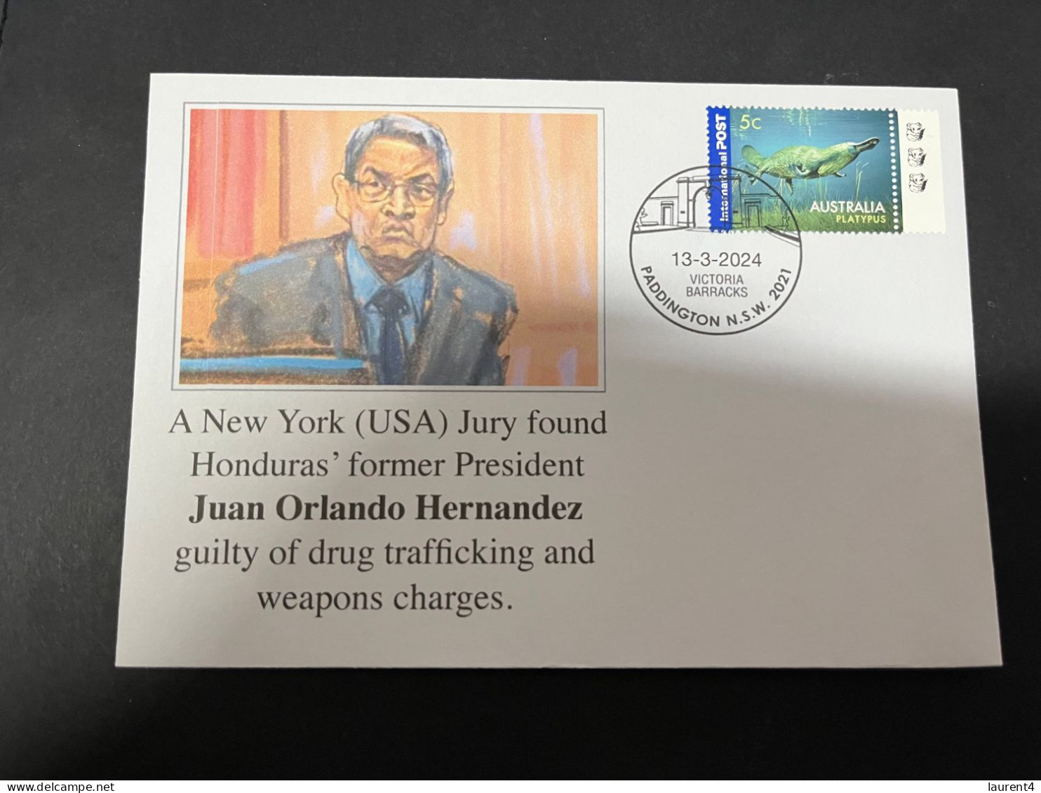 (3 R 47) Former President Of Honduras Found Guilty Of Drug Traffickeing & Weapons Charges In New York - Honduras