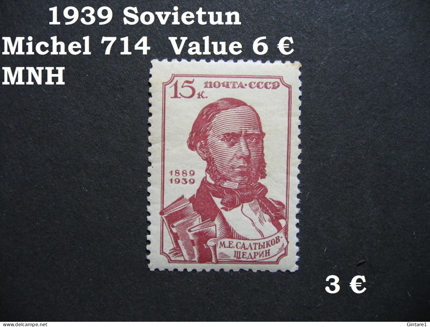 Russia Soviet 1939, Russland Soviet 1939, Russie Soviet 1939, Michel 714, Mi 714, MNH   [09] - Unused Stamps