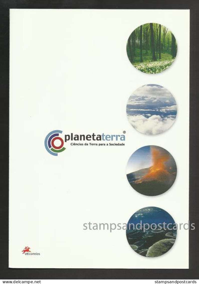 Portugal Année Internationale Planète Terre Brochure + Serie 2008 **  International Year Of Planet Earth Notice + Stamps - Milieubescherming & Klimaat