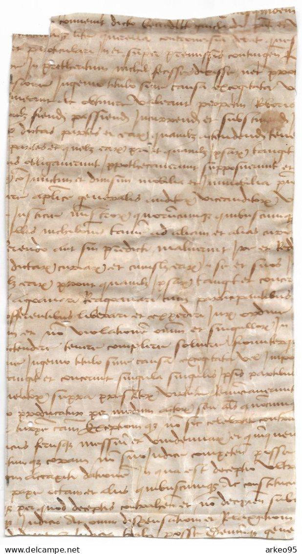 Fragment De Parchemin 15e Siècle - Manuscripts