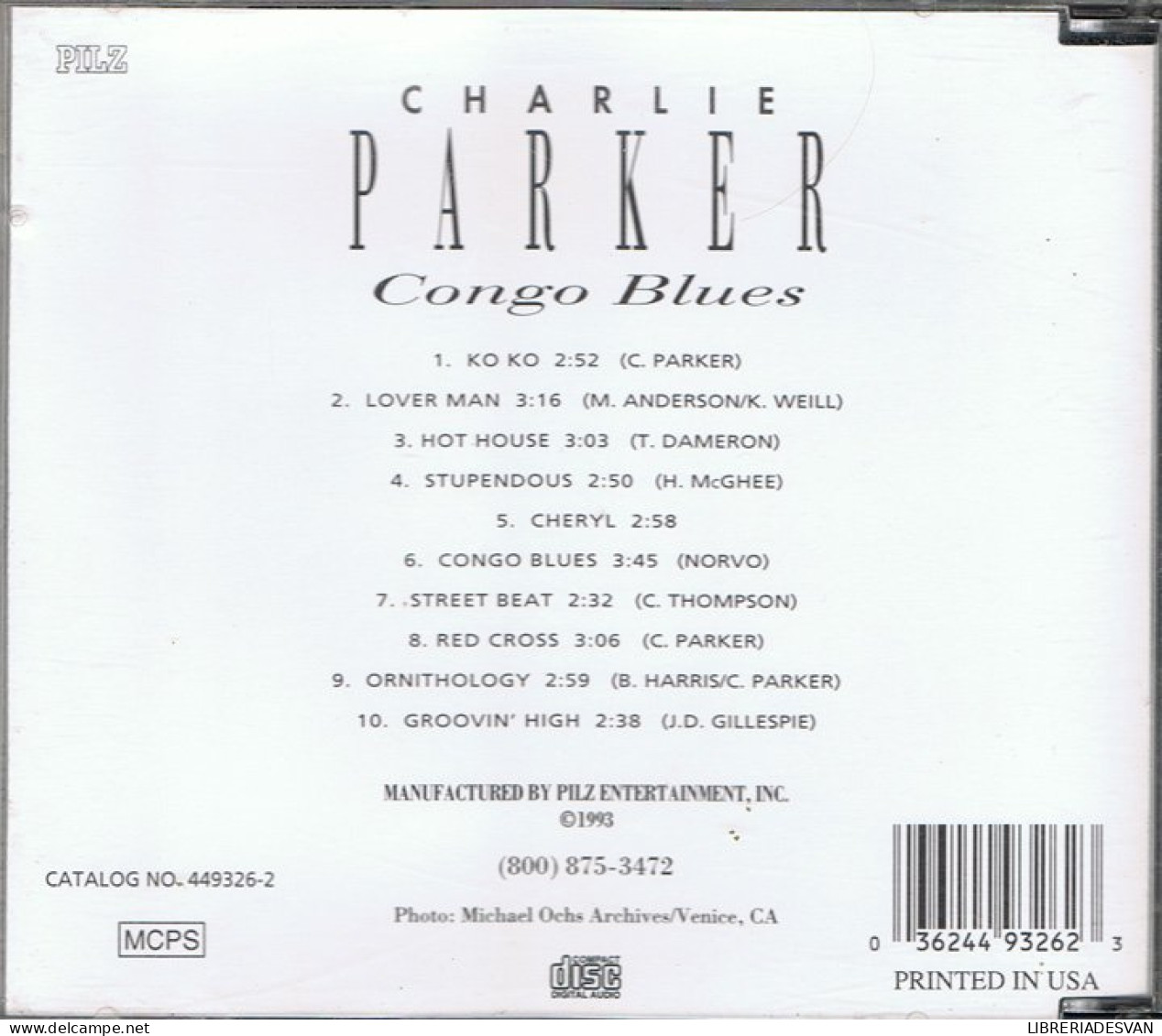 Charlie Parker - Congo Blues - Sonstige & Ohne Zuordnung