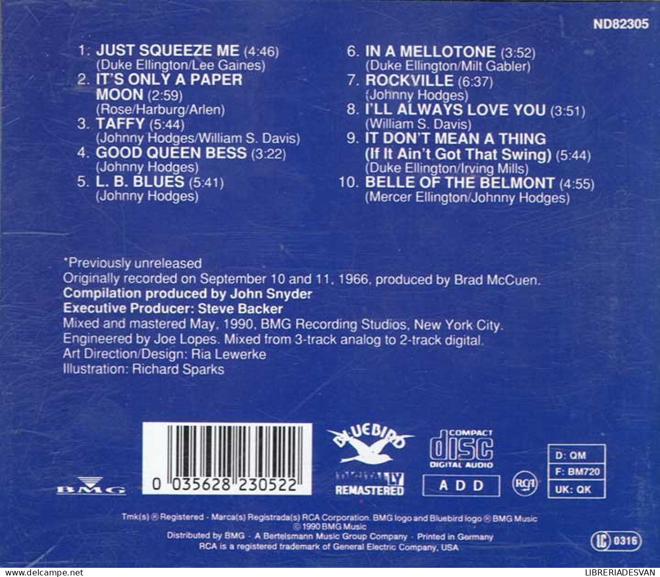 Johnny Hodges & Wild Bill Davis - In A Mellotone - Sonstige & Ohne Zuordnung
