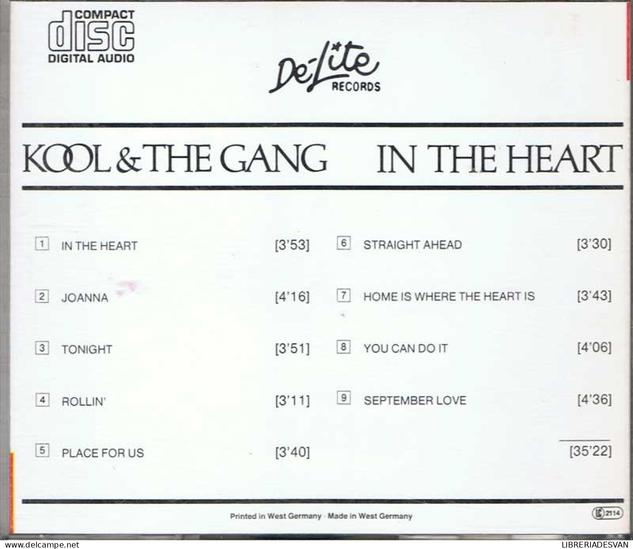 Kool & The Gang - In The Heart - Sonstige & Ohne Zuordnung