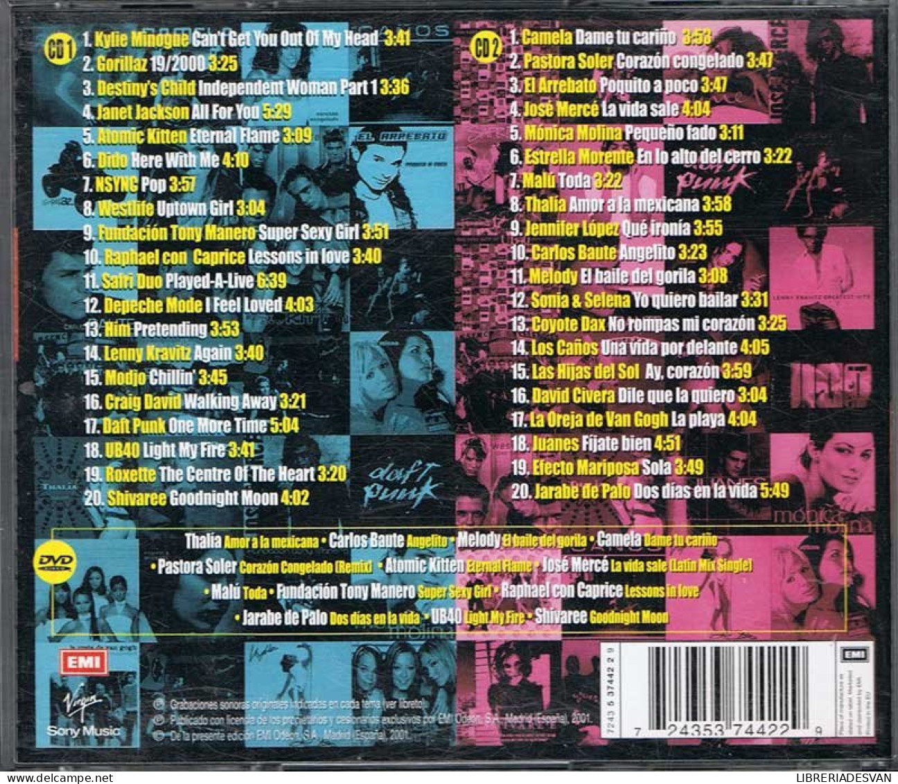 Boom 2001. Todos Los Boom De 2001 En V.O. - 2 CD + 1 DVD - Sonstige & Ohne Zuordnung