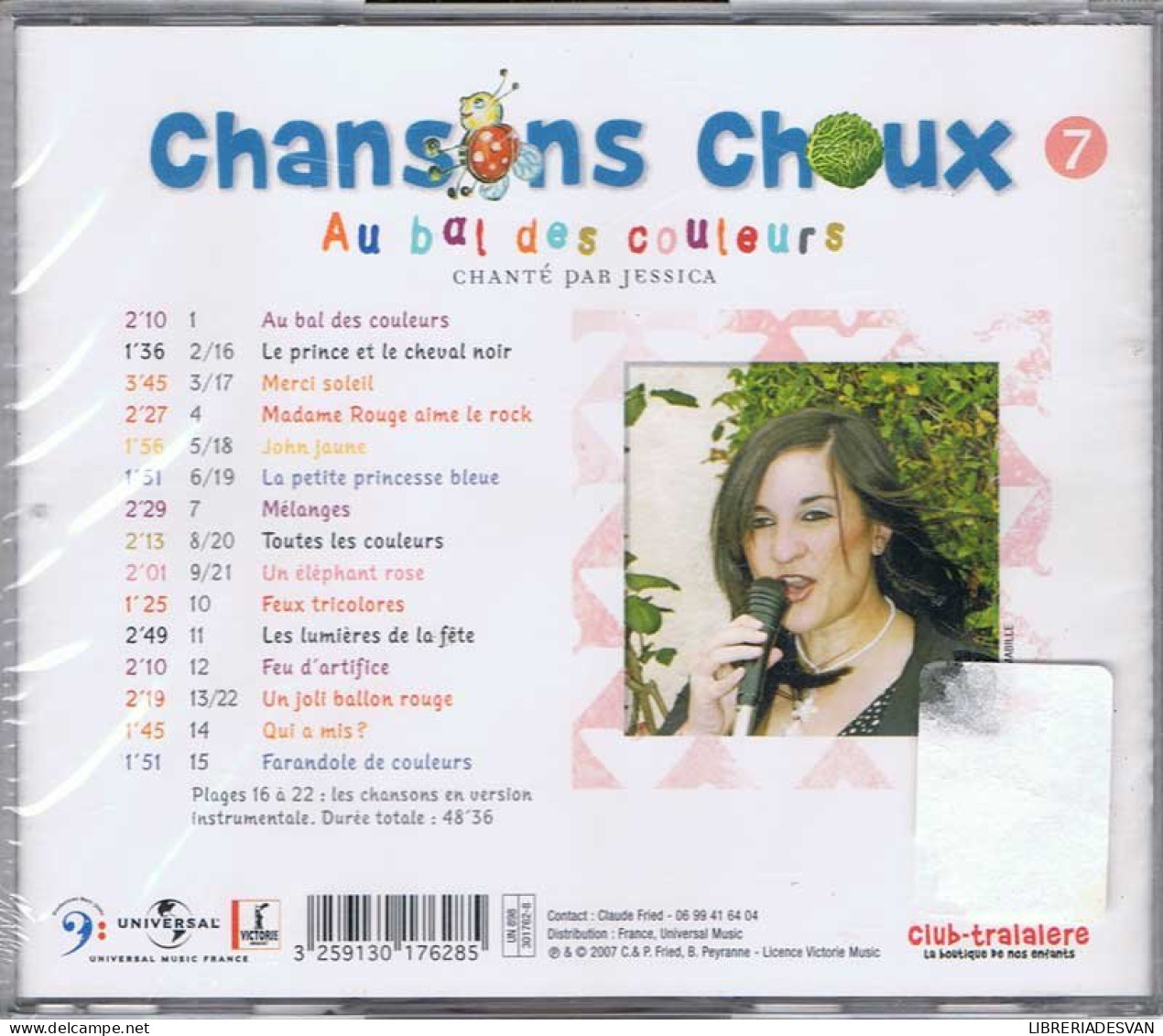 Chansons Choux Vol.7 - Au Bal Des Couleurs - Autres & Non Classés