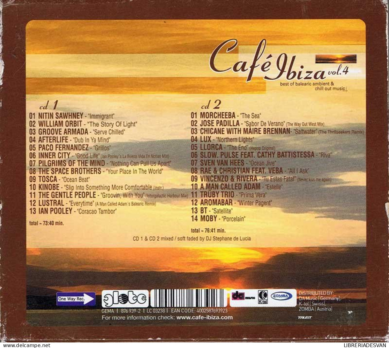 Café Ibiza Vol. 4. Best Of Balearic Ambient & Chill Out Music. 2 CDs - Andere & Zonder Classificatie