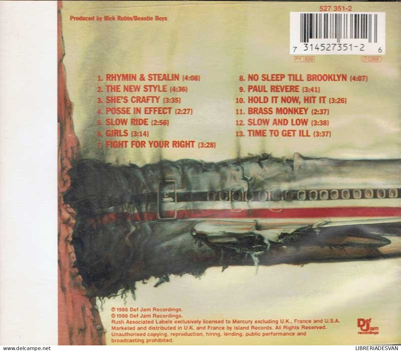 Beastie Boys - Licensed To Ill. CD - Sonstige & Ohne Zuordnung