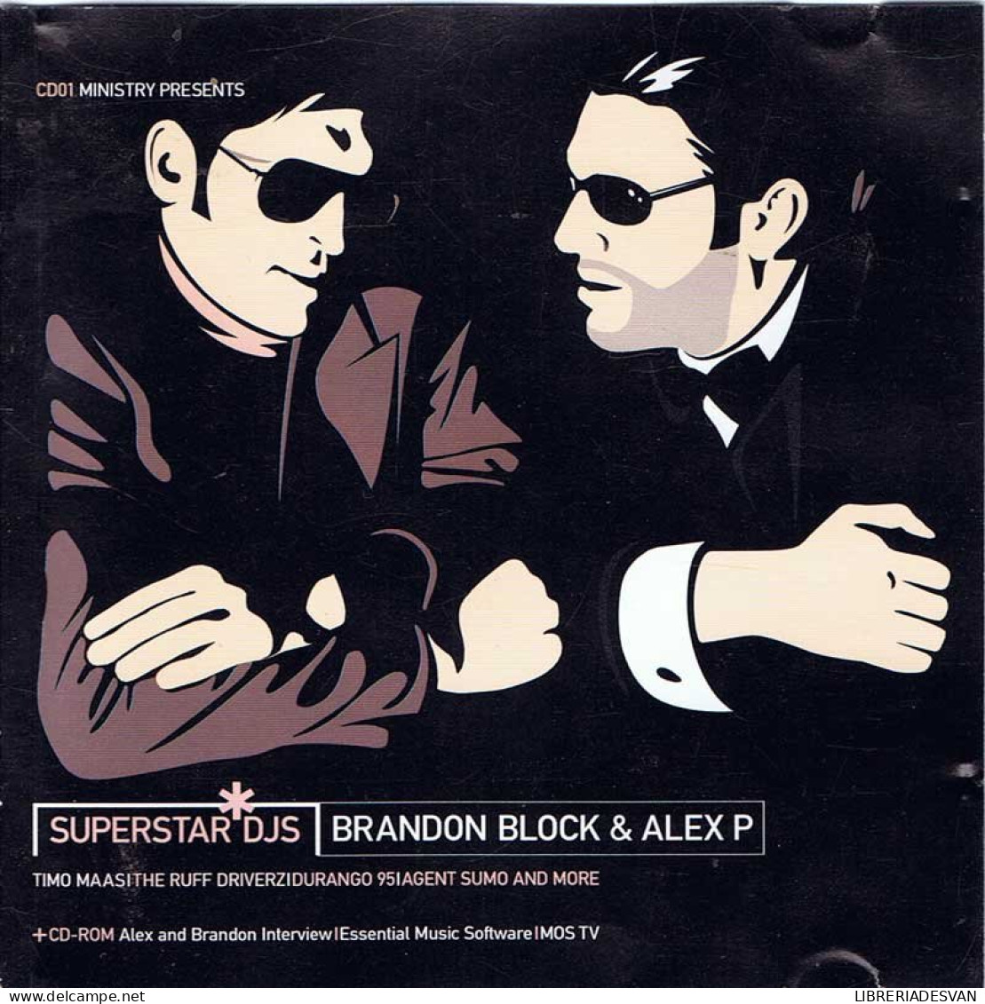 Brandon Block & Alex P. - Superstars Djs. CD - Andere & Zonder Classificatie